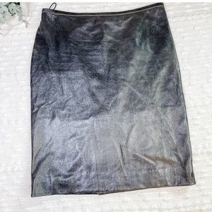 Jean Paul Gaultier Leather Pencil Skirt